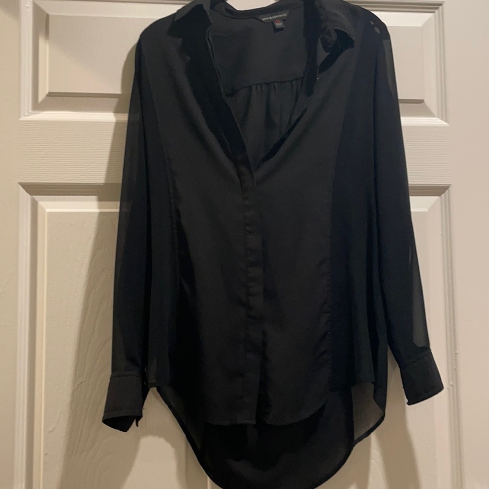Sheer rock & republic button down- size XS